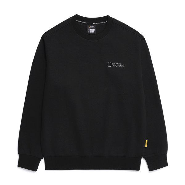 N251USW910 ポールハス スモールロゴ ベーシックフィット スウェットシャツ CARBON BLACK