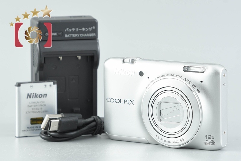 COOLPIX S6400 クリスタルシルバー コンパクトデジタルカメラ