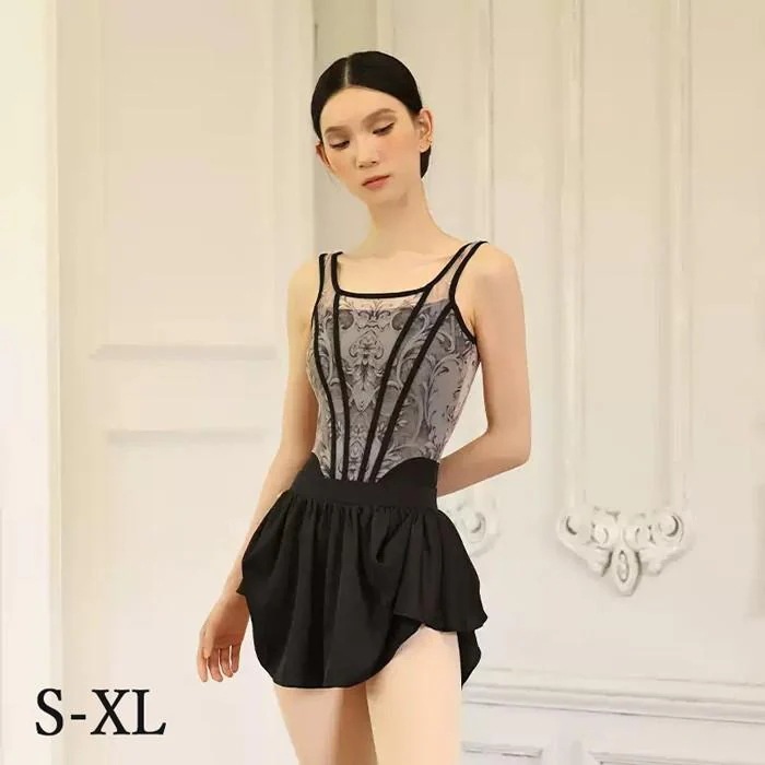 バレエレオタード レディース バレエ用品 レッスン着 練習着 バレエ バレリーナ ダンス衣装 ユニフォーム 衣装 ダンス レオタード オープンバッグ