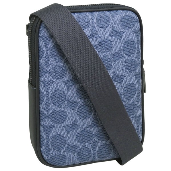 コーチ バッグ メンズ ショルダーバッグ アウトレット ブルー ADEN CRO SIG CW364QBLID COACH