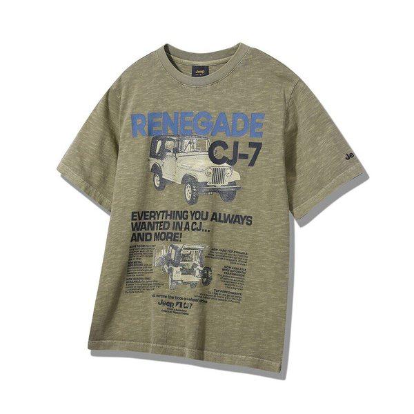ヴィンテージ自動車プリントTシャツ（JQ2TSU216KH）HFPS_SC