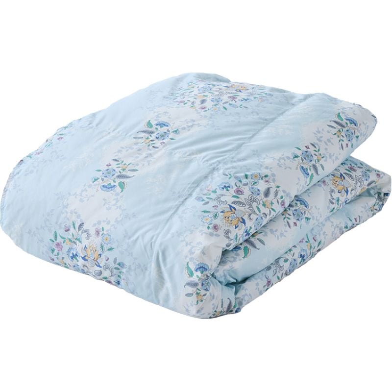 羽毛肌掛けふとん ブルー