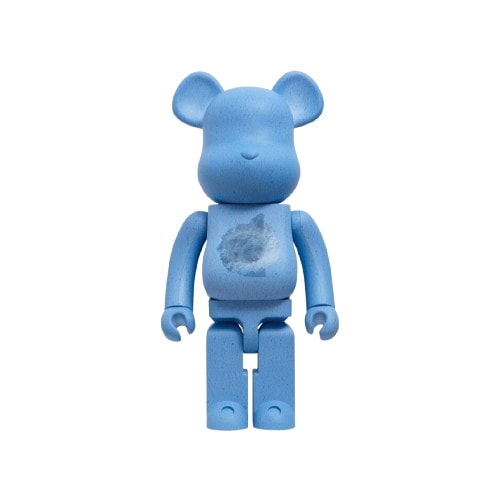 ベアブリック スナーキテクチャー ブラックレインボー 1000% ブルー バージョン