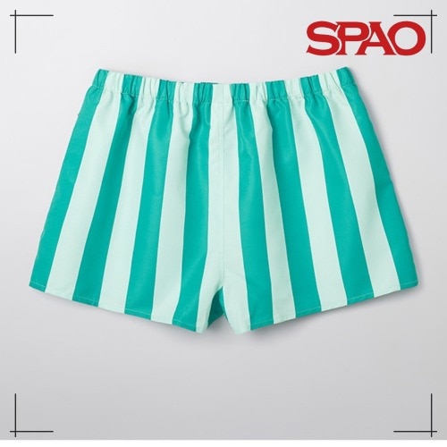 SPAO公式 ハーフパンツ パジャマ GREEN 韓国人気 スパオ キャラクター