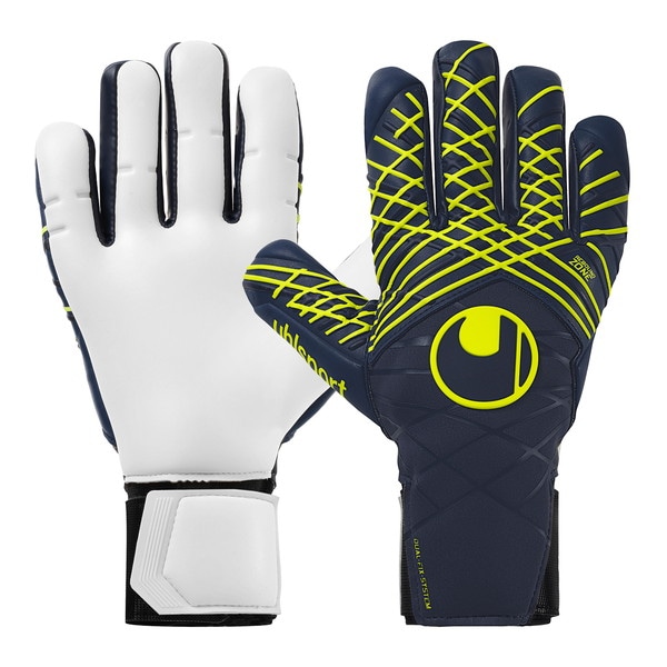 uhlsport ウールシュポルト プレディクション アブソルートグリップ ハーフネガティブ 10 サッカー キーパー手袋 1011333-01