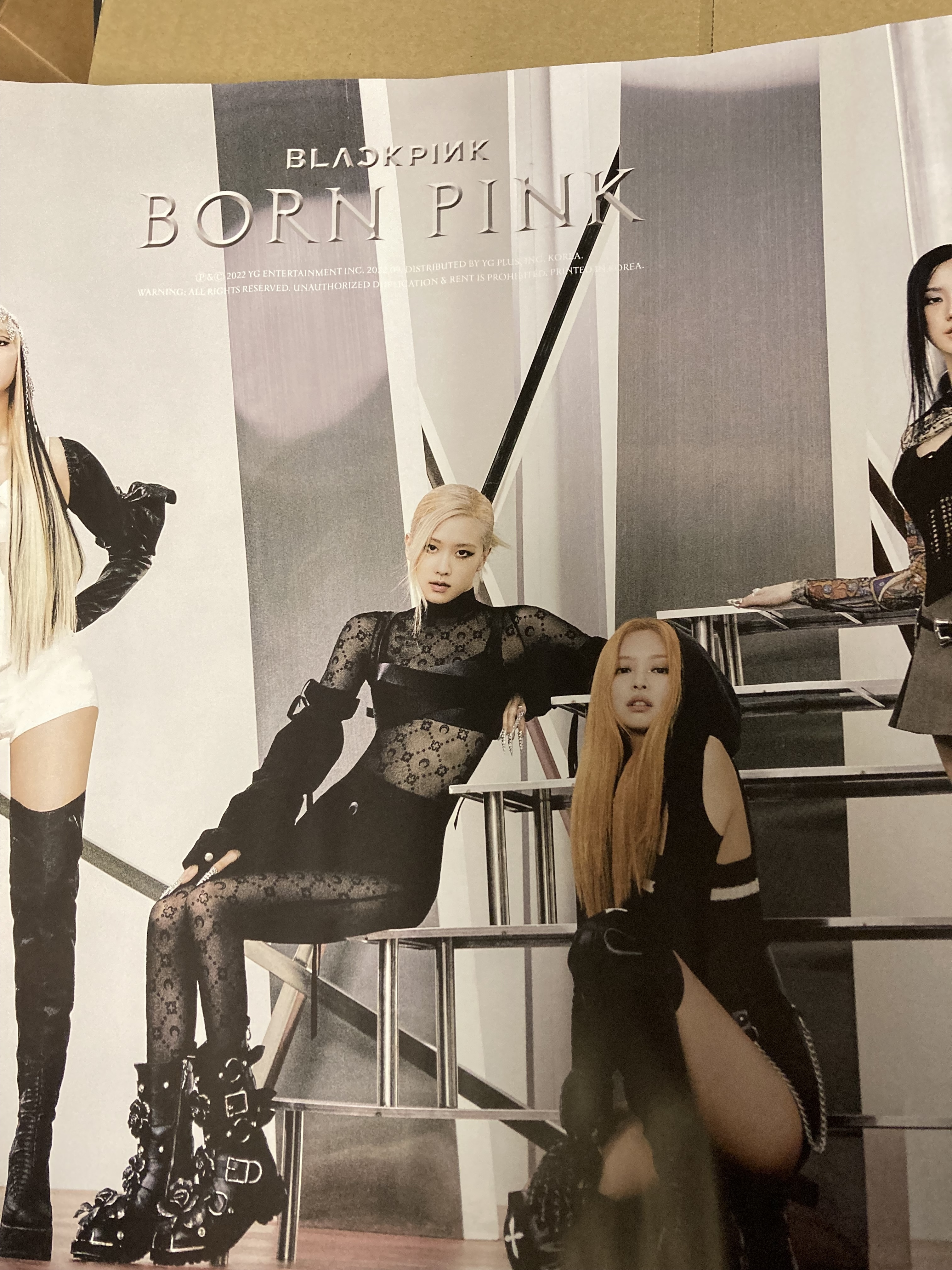 BLACKPINK BORN PINK 特典ポスター 新品 c
