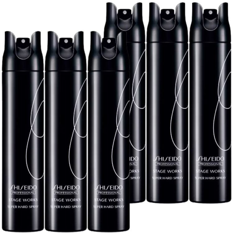 6個セット 資生堂プロフェッショナル ステージワークス スーパーハードスプレー 180g ヘアスタイリング 超ハード 6,950円
