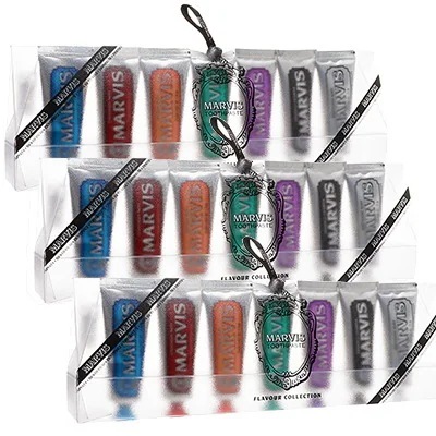 Marvis　マービス　トゥースペーストフレーバーコレクション　25ml7本入 3セット 　海外直送 1ヵ月に数量1のみ注文可能