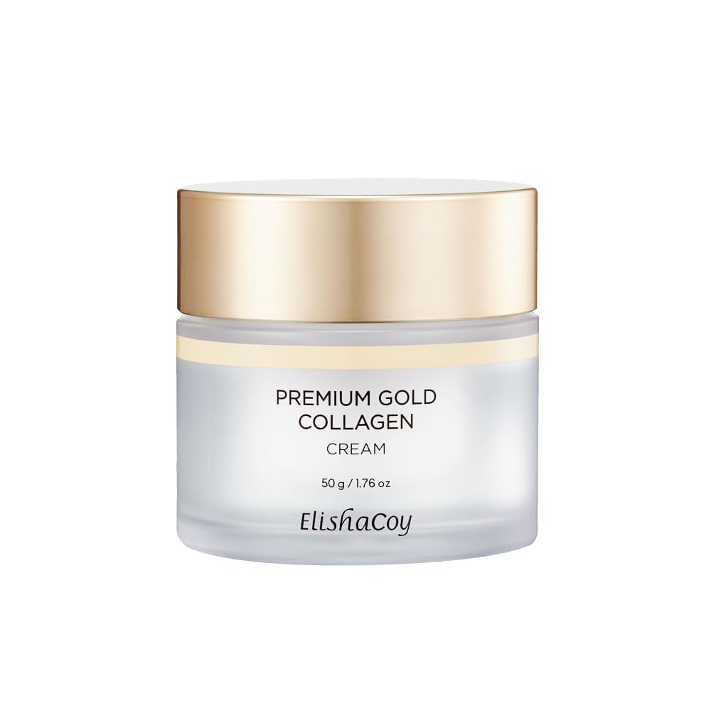 エリシャコイ プレミアムゴールドコラーゲンクリーム Elishacoy Premium Gold Collagen Cream 50ml [並行輸入品]