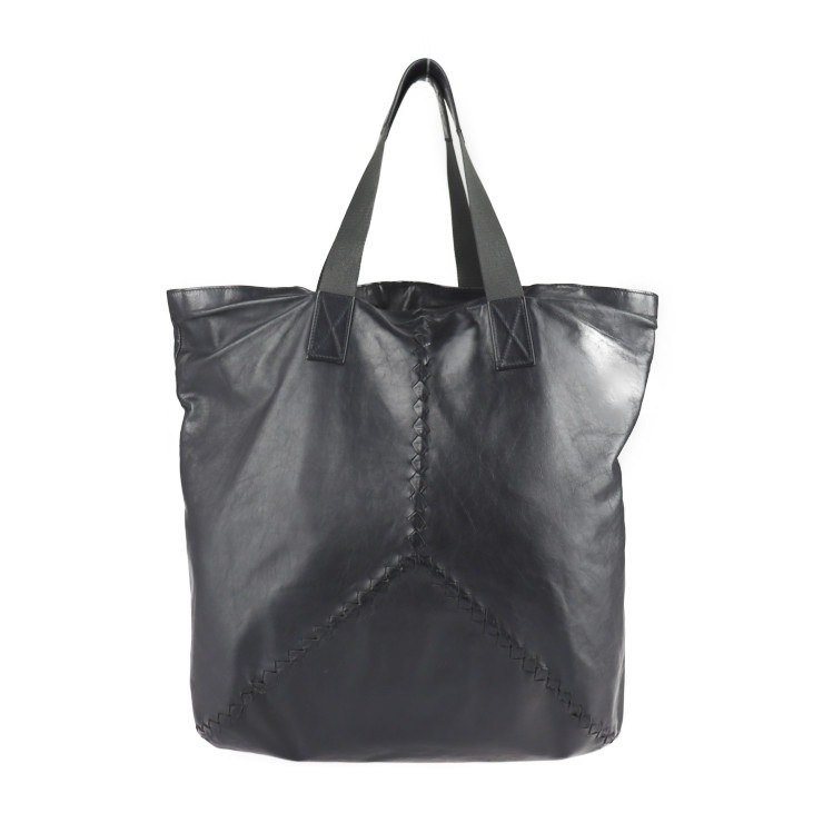BOTTEGAVENETA ボッテガヴェネタ トートバッグ 234540 イントレチャート レザー ブラック ハンドバッグ ショッピングバッグ【本物保証】