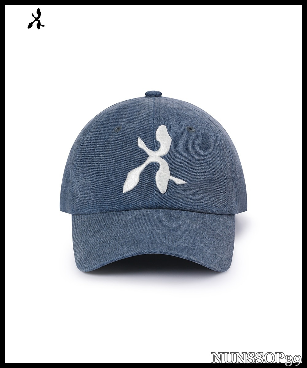 ANDAASH ANDAASH symbol logo ball cap BLUE