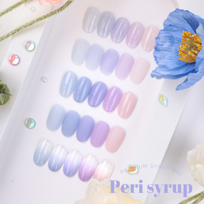 [THE GEL] Peri syrup edition 5 COLOR フェリーシロップゼルネイル5色セット