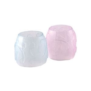 （まとめ） TANOSEE カラー指サック M ピンク3個/ブルー2個 1パック [x50セット]