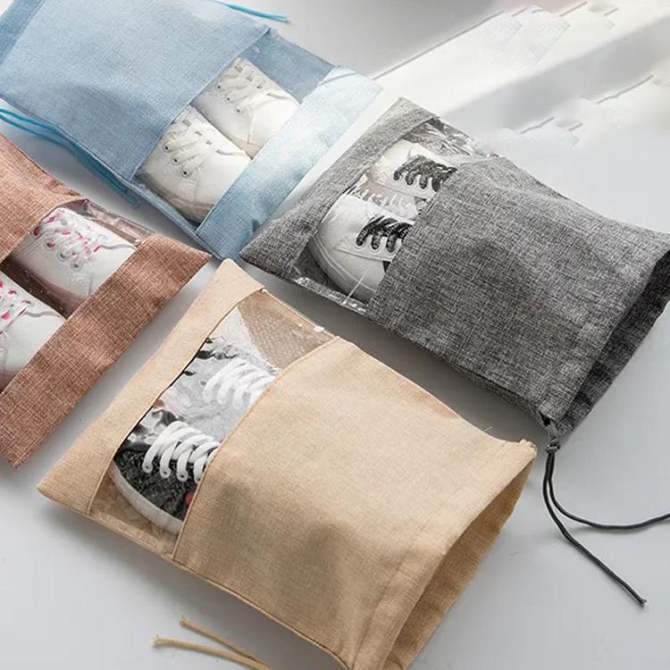 【超お得1つ買うと10個もらえる】シューズケース シューズバッグ 靴収納　トラベルポーチ 靴入れ 収納ポーチ 巾着 シューズ入れ プール ゴルフ　旅行 ジム　スポーツ 持ち運び 便利　部活