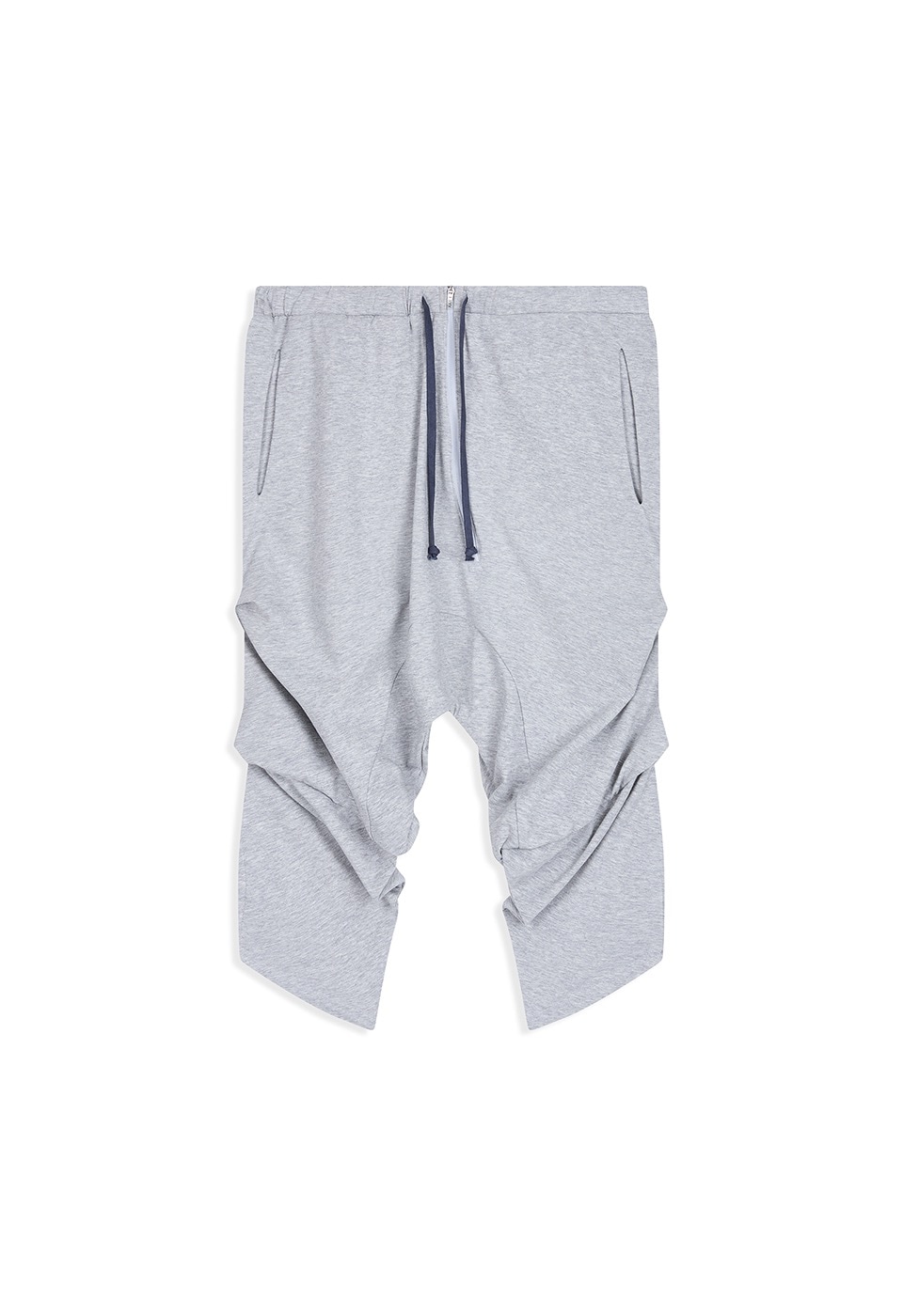 【OPEN Yy】 26SS GATHERED SAROUEL SHORTS : GRAY