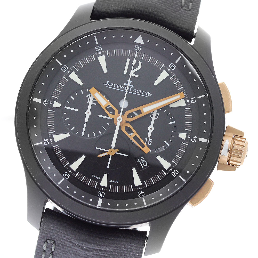 ジャガー・ルクルト JAEGER-LECOULTRE 179.C.C7 マスターコンプレッサー デイト クロノグラフ 自動巻き メンズ _955095【中古】
