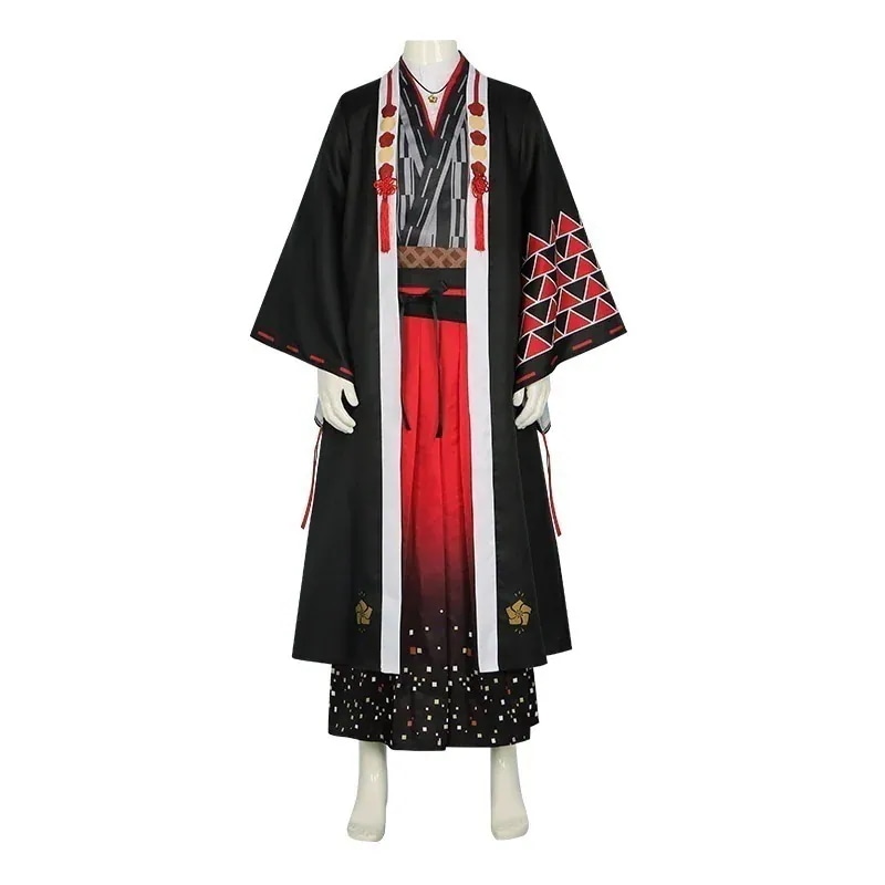 wusuobic[迅速な出荷]vtuber弦月藤士郎コスプレ衣装バーチャルキャスター浴衣着物パフォーマンス衣装コスプレアニメ衣装