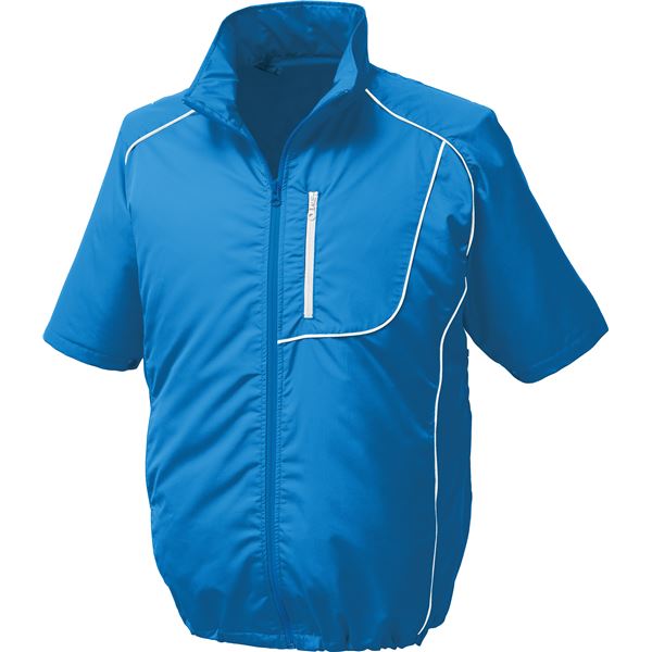 KU91720 空調服 R ポリエステル製半袖ブルゾン FAN2200G・RD9261・LIPRO2セット ブルー×ホワイト XL 12,760円