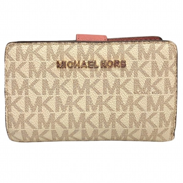 マイケル・コース 35F8GTVF2B PVC レザー 2つ折り財布 レディース【中古】