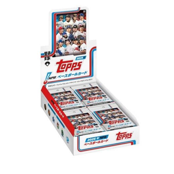 TOPPS 2025年 NPB ベースボールカード 24パック入BOX