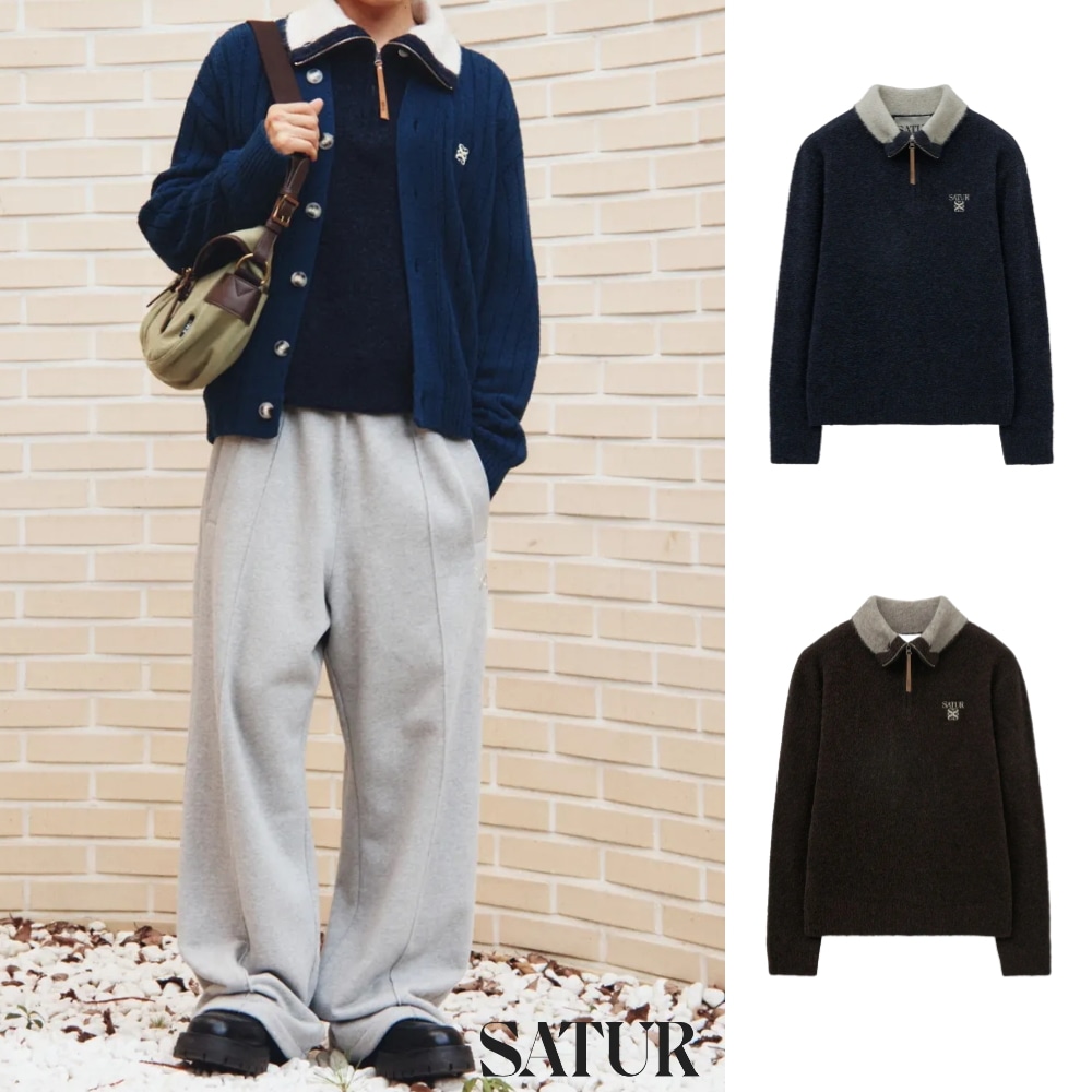 Fleece Half ニット・セーター