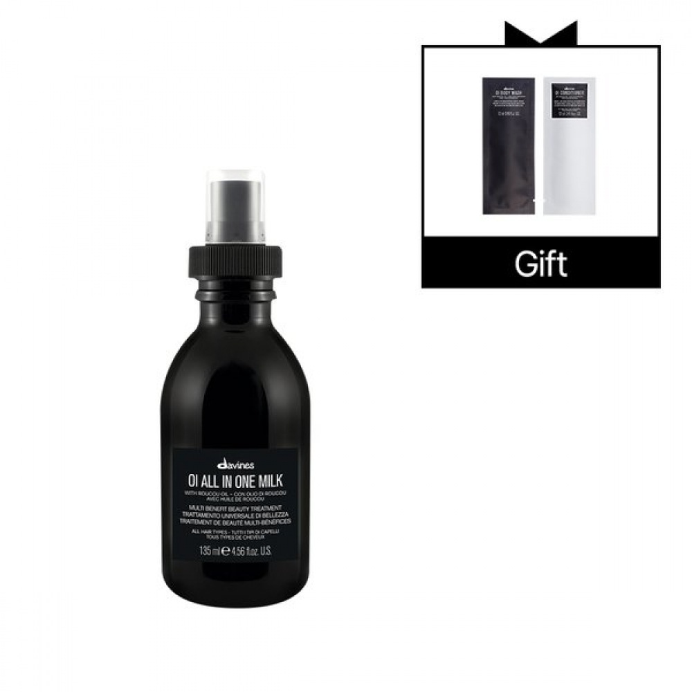 ダビネス オーアイ オールインワンミルク 135ml + オーアイウォッシュ & コンディショナー 12ml サシェ