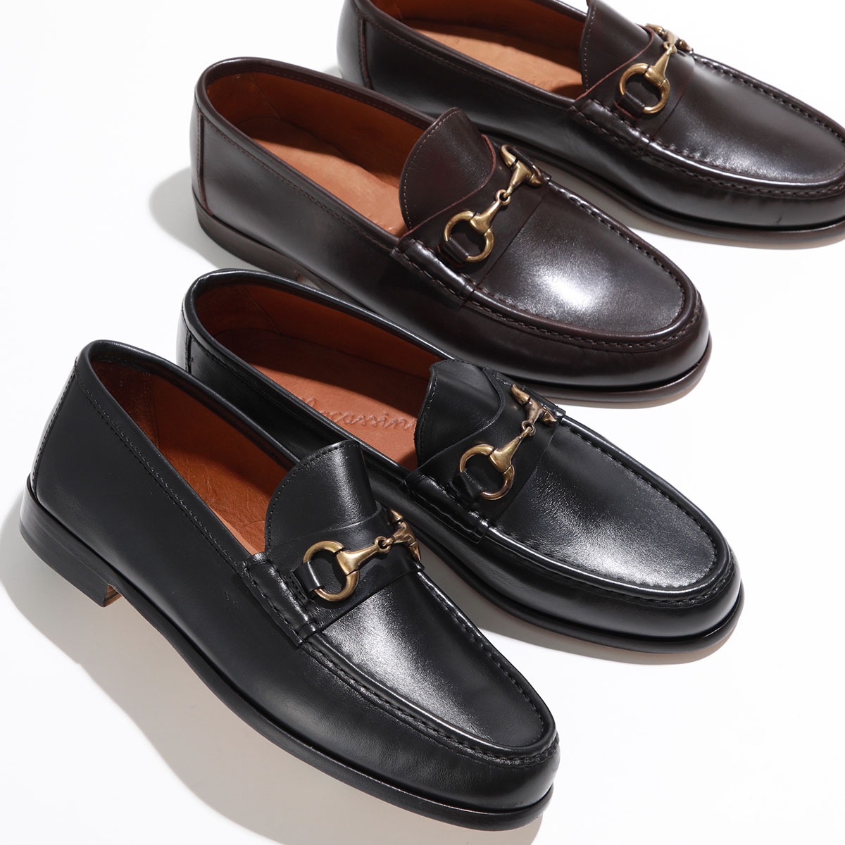 IL MOCASSINO イルモカシーノ ビットローファー B/REVERSO MGO FLOU/CUOIO メンズ カーフレザー モカシン ホースビット レザーシューズ 靴 カラー2色