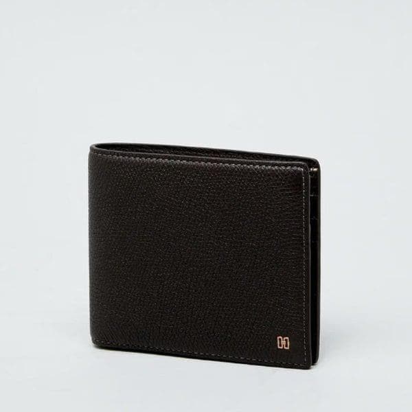 ダークブラウン ヨーロッパ輸入レザー二つ折り財布 DBWA5F858W3