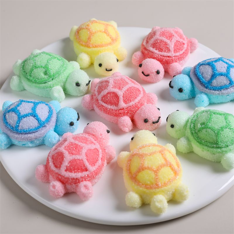 dアニマルグミデザートミルクティー 【1つ買うと1つ無料】カメ対触れ合いマシュマロケーキデコレーションキャラクター3