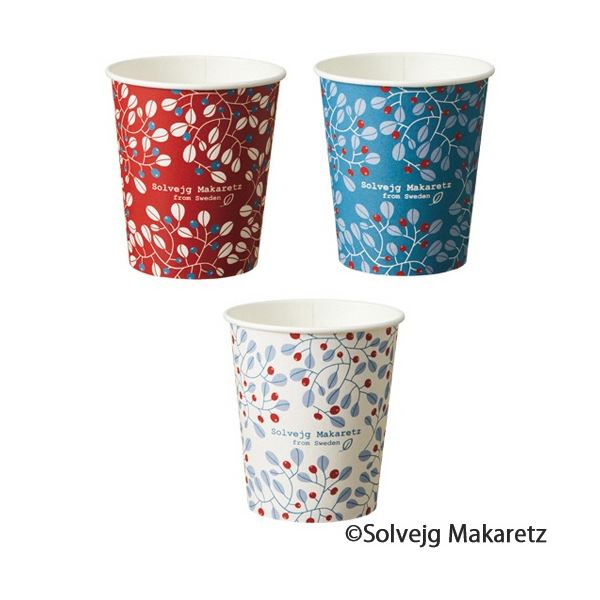 (まとめ) TANOSEE 紙コップ Berry(ベリー) 205ml(7オンス) 1セット(400個：80個×5パック) (×3セット)