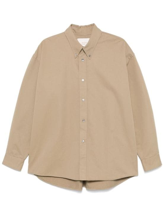 STUDIO NICHOLSON Men Shirts RUSKINSNM1152 PARCEL Brown