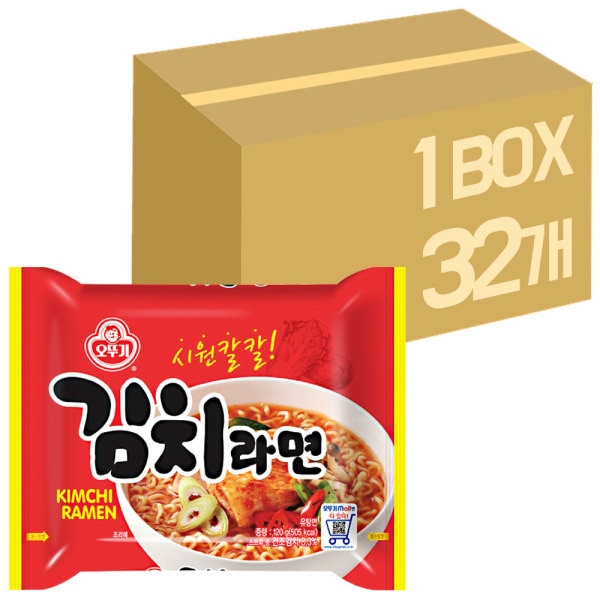オットゥギ キムチラーメン x 32袋 / ラーメン 袋 ラーメン 一箱
