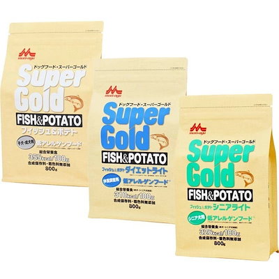 他サイト： 森乳サンワールド SGフィッシュ&ポテト子犬成犬用 800gの商品画像