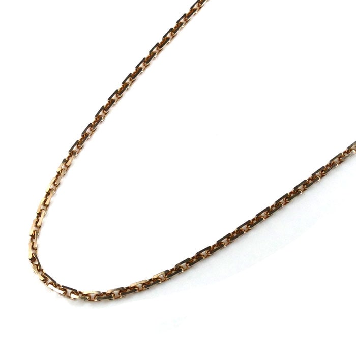 CARTIER カルティエ K18PG ピンクゴールド スレーブ ネックレス 4.9g 42cm レディース 中古