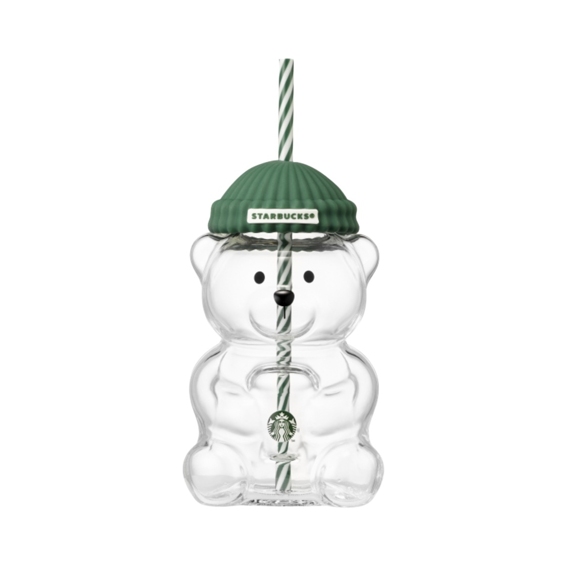 【Starbucks】 Autumn Bearista Glass Cold Cup 591ml タンブラー 正規品