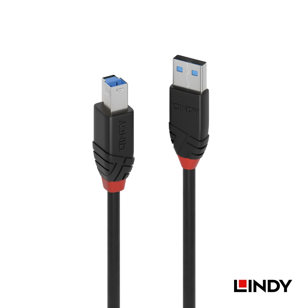 【43227】 LINDY 10m USB3.0 Type-A to Type-Bアクティブ延長ケーブル