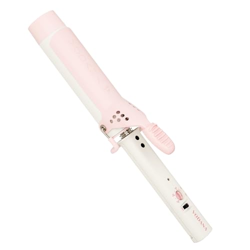 グラムウェーブカーリングアイロン【日本正規品】【日本仕様プラグ】ウェーブアイロン ヨシンモリ くびれ巻き 女神ヘア 韓国風ヘア ダメージ最小化 (ストロベリークリーム, 40mm)