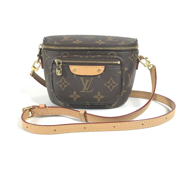 ルイヴィトン LOUIS VUITTON ボディバッグ ニューウェーブバムバッグ スムースカーフレザー 著 ブルー系