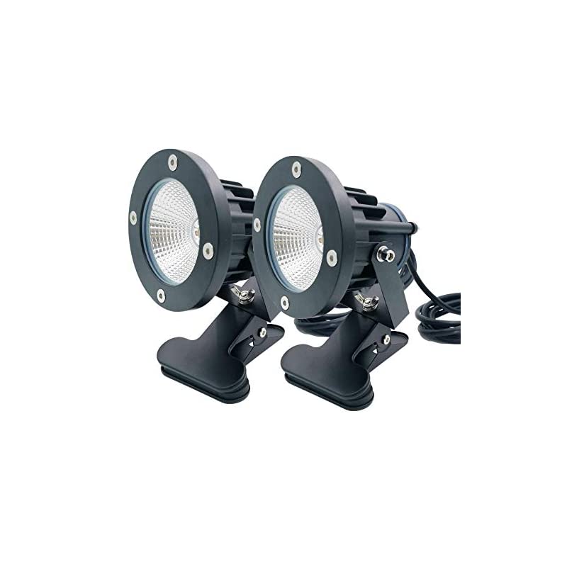 昼光色 防水 LEDクリップライト 小型 防雨 防水型 7W 60W型相当 スイッチなし コード長3