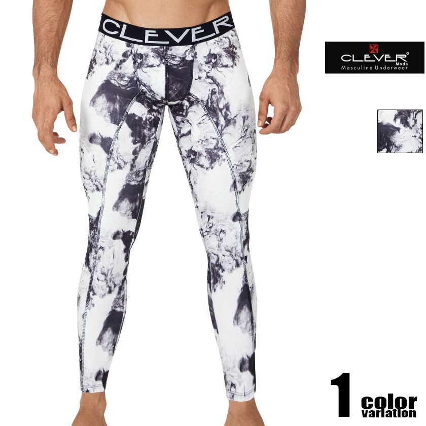 CLEVER/クレバー PERSONALITY SPORT PANT メンズタイツ　男性下着 ホットウェアー ウォームビズ 防寒 メンズレギンス ロングスパッツ ロングパンツ