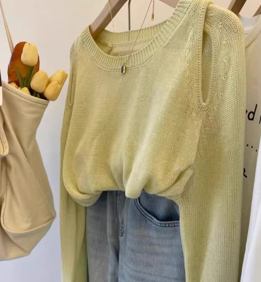 トップス デート モテアイテム ニットソー レイヤード 長袖 重ね着風 コットン 大人可愛い きれいめ 上品 おしゃれ かっこいい 大人可愛い ラブリー キュート ガーリー クール モード系 セクシー