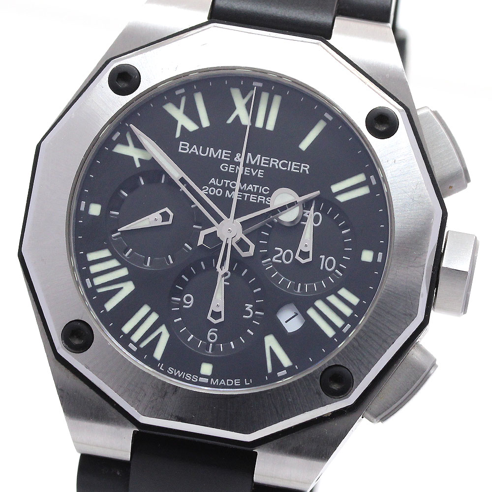 ボーム＆メルシェ Baume & Mercier 65671 クロノグラフ 自動巻き メンズ _849752【中古】