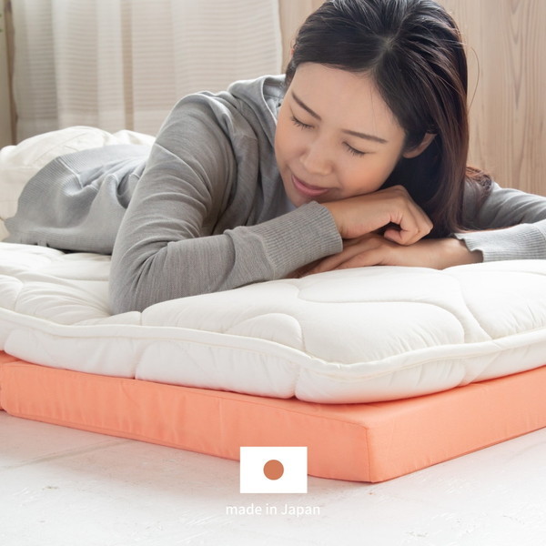 350115140 4つ折り5cmマットレス シングル イエロー メーカー直送