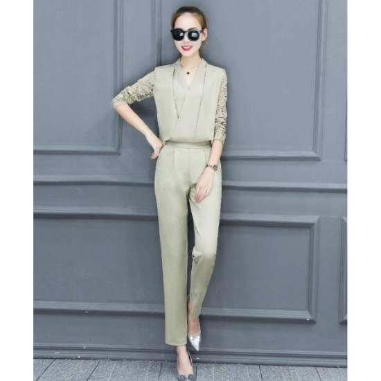 【2025新作SALE】パーティードレス パンツドレス 結婚式 大きいサイズ ワイド セットアップ コーデ 安い おしゃれ パンツスーツ フォーマルドレス 二次会 体型カバー