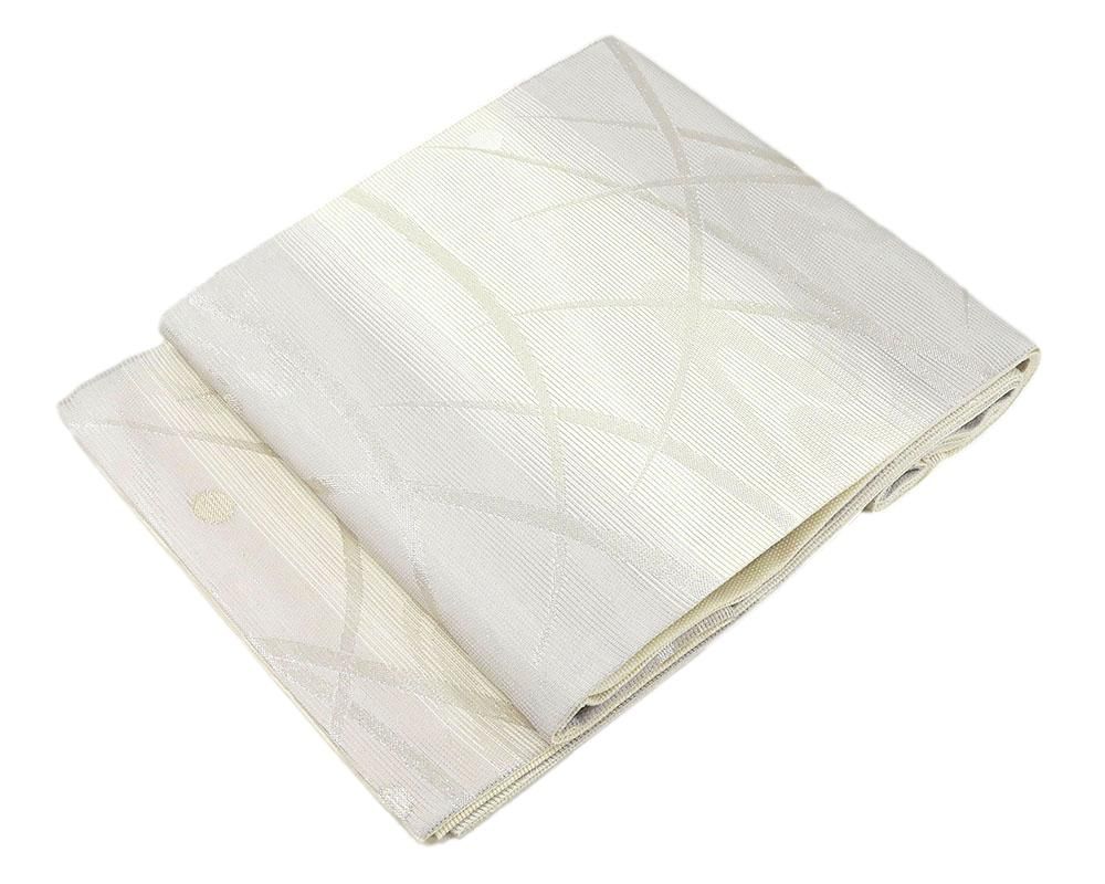 夏物 袋帯 新品仕立済 正絹 夏物 京都イシハラ謹製 露芝模様 袋帯 新品 仕立て上がり