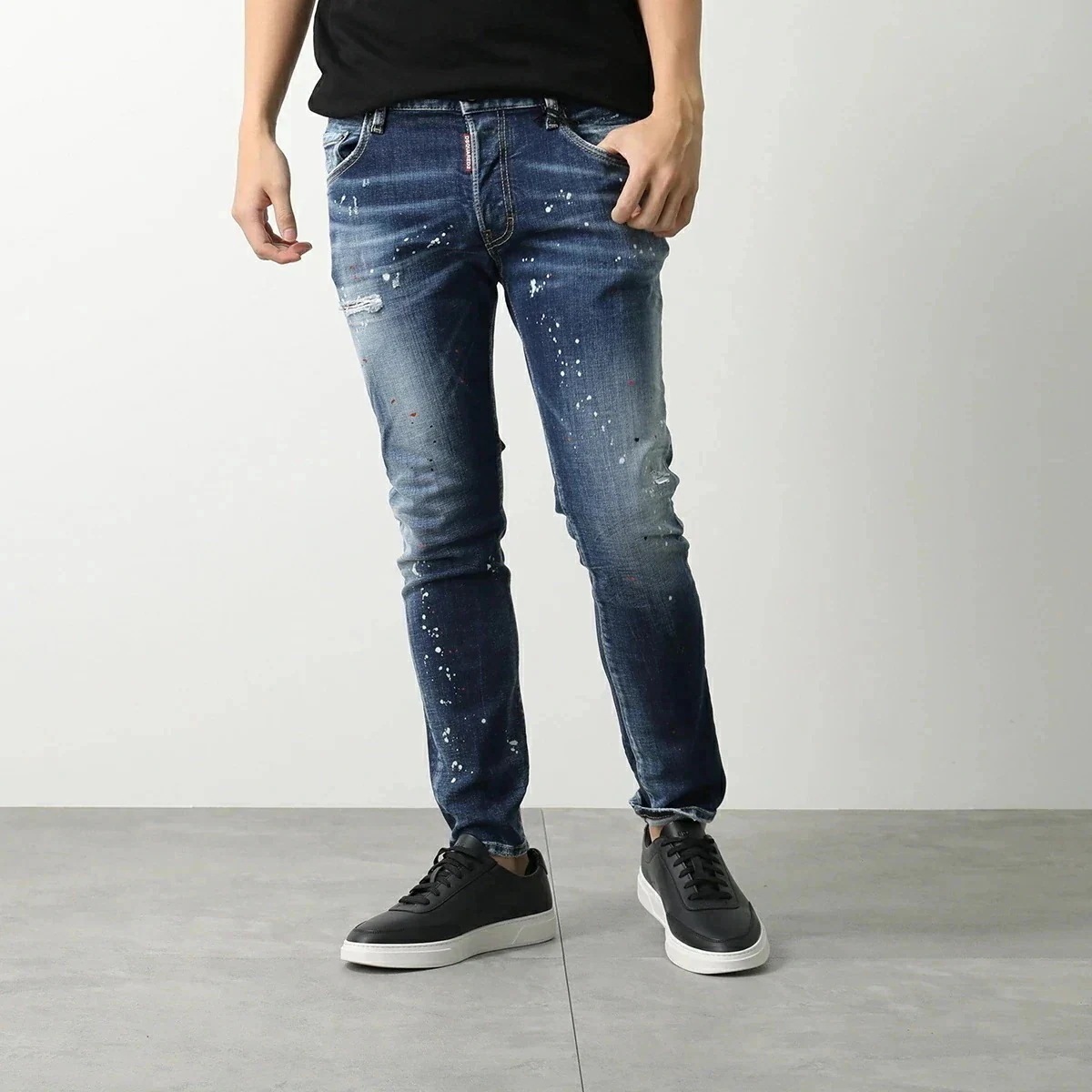 DSQUARED2 ディースクエアード ジーンズ SKATER JEAN スケーター S74LB1660 S30664 メンズ デニムパンツ ストレッチ スリム