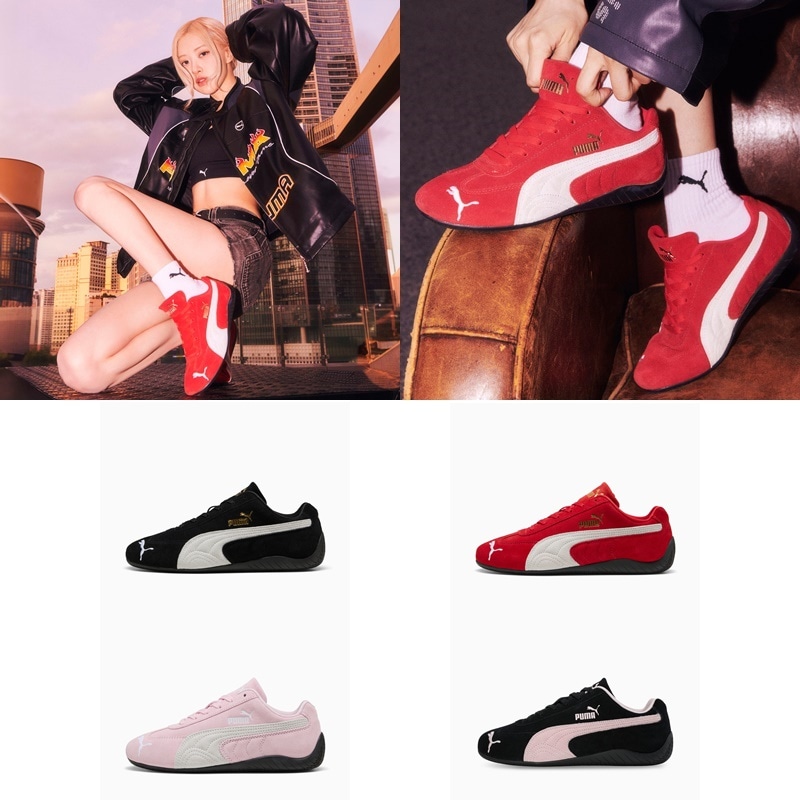Speedcat OG スエードスニーカー BLACKPINK ROSE