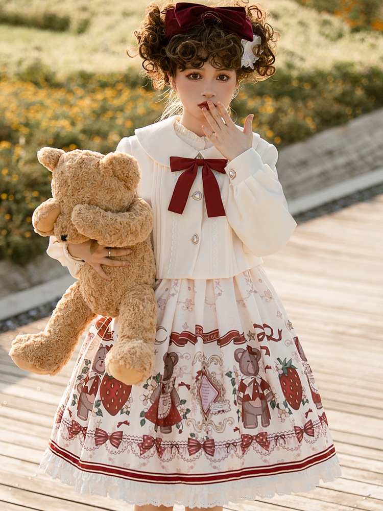 ロリータデイリードレス クリスマス ニューイヤーシャツ 新年スイートロリータドレス