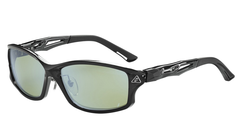 ZEQUE F-1924 ステルス フレームカラー：クリアブラック(イーズグリーン/ブルーミラー) F1924ZEQUE