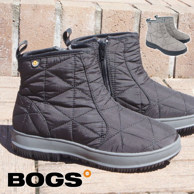 ショートブーツ レディース スノーデイ ロー W SNOWDAY LOW 防水 キルティング ウィンターブーツ あったかい スノーブーツ 雪 ぺたんこ シューズ 靴 BOGS ボグス roybog72
